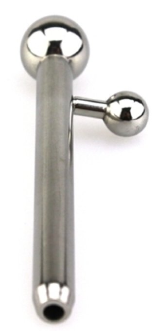 Plug percé pour urètre Albert Wand 6.5cm - Diamètre 8mm