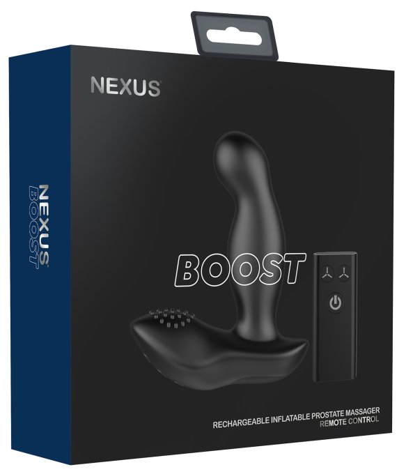 Plug prostatique gonflable vibrant Boost Nexus 10 x 4.6cm