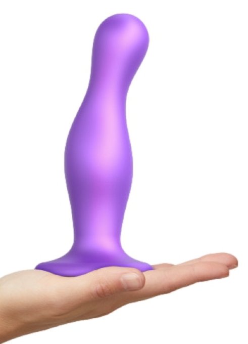 Plug Silicone Curvy Strap-On-Me L 15 x 4.6cm Violet