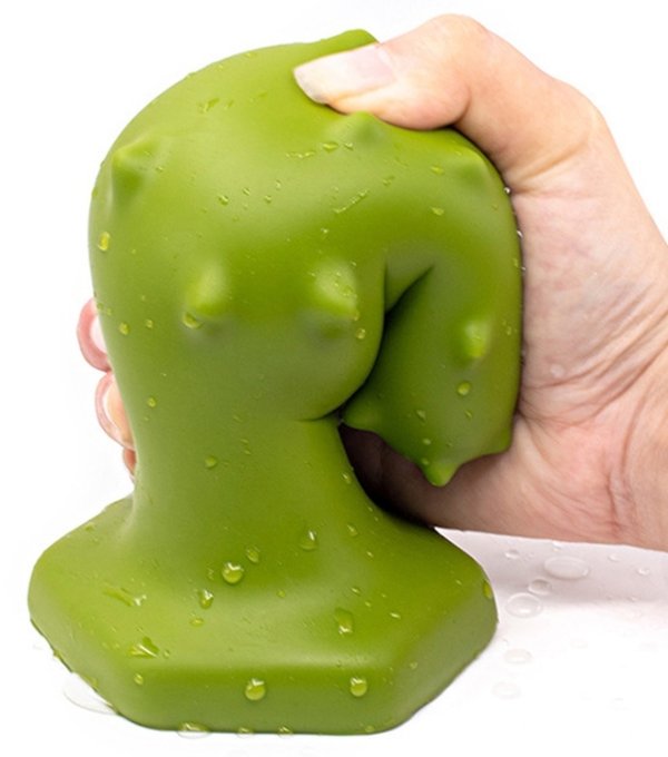 Plug silicone Monster Spike S 8 x 3.5cm Vert