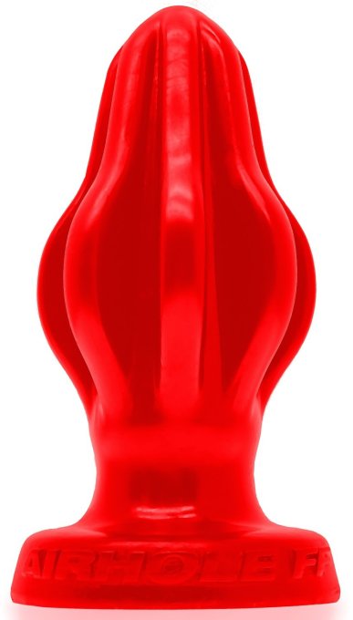Plug Silicone Oxballs AIRHOLE L 14 x 6.5cm Rouge