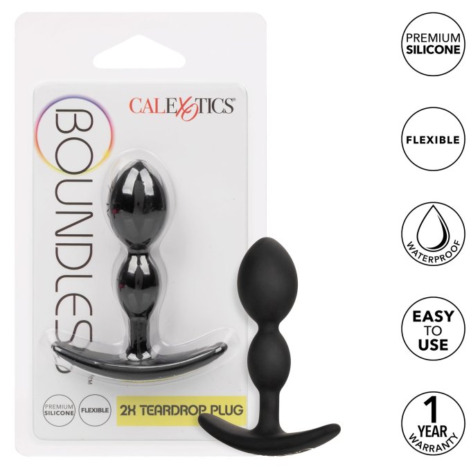 Plug Silicone Teardrop Boundless 7 x 2cm