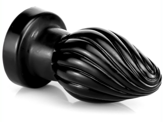 Plug Spiral L 12 x 6.5cm Noir