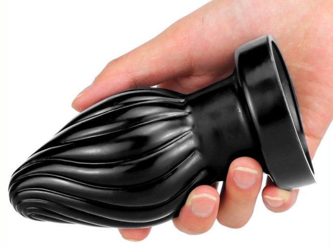 Plug Spiral L 12 x 6.5cm Noir