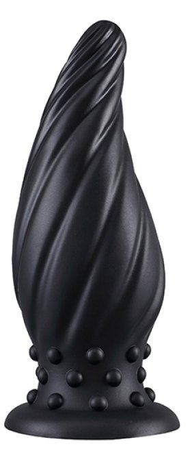 Plug Spiral Pik L 18.5 x 7.2cm Noir