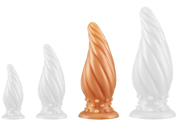 Plug Spiral Pik L 18.5 x 7.2cm Or