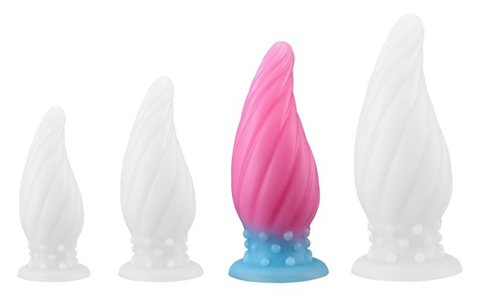 Plug Spiral Pik L 18.5 x 7.2cm Rose