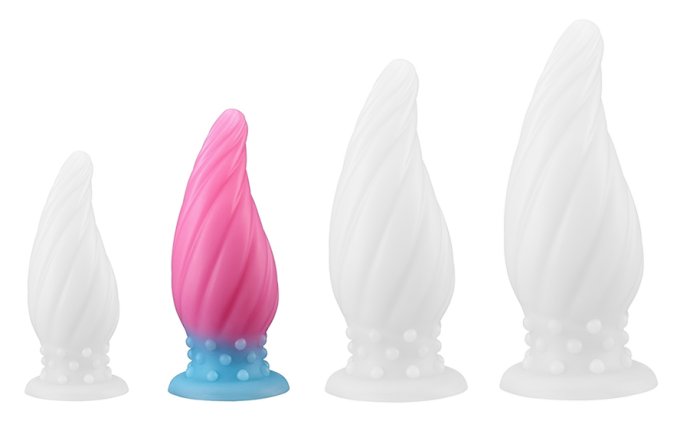 Plug Spiral Pik M 15 x 6.2cm Rose