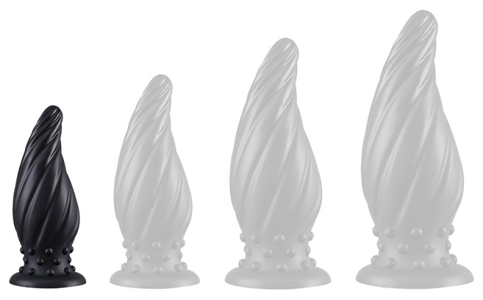 Plug Spiral Pik S 12.5 x 5.2cm Noir