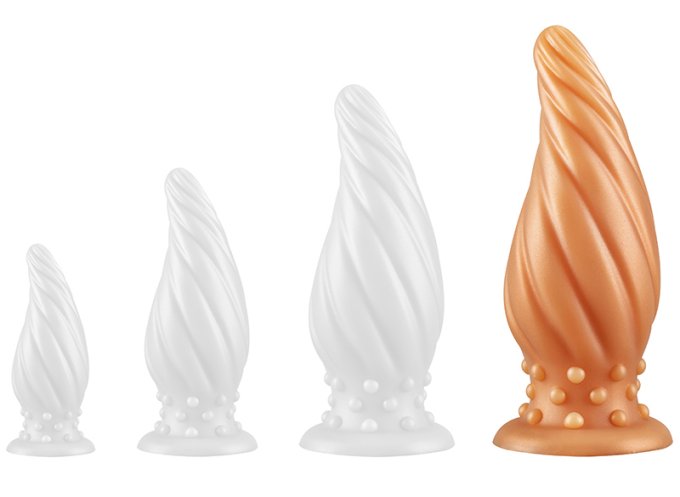 Plug Spiral Pik XL 21 x 8 cm Or