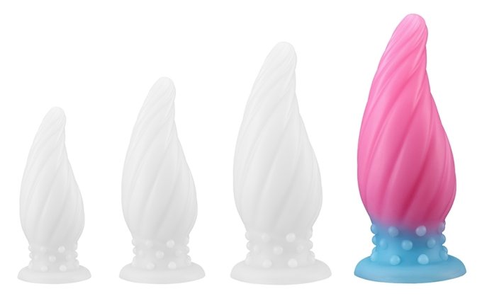 Plug Spiral Pik XL 21 x 8 cm Rose