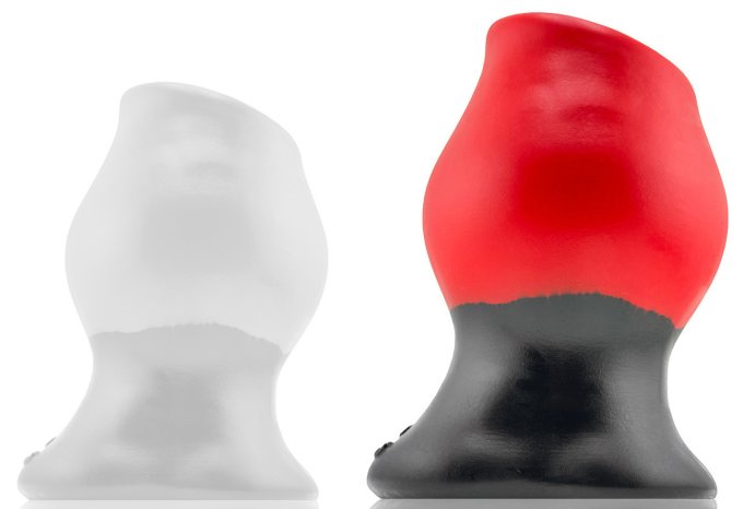 Plug Tunnel Colossus Pighole XXXXL 17 x 13.5 cm Noir-Rouge