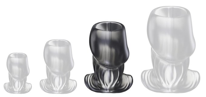 Plug Tunnel Holik L 7 x 4.5 cm - Ouverture 31 Noir