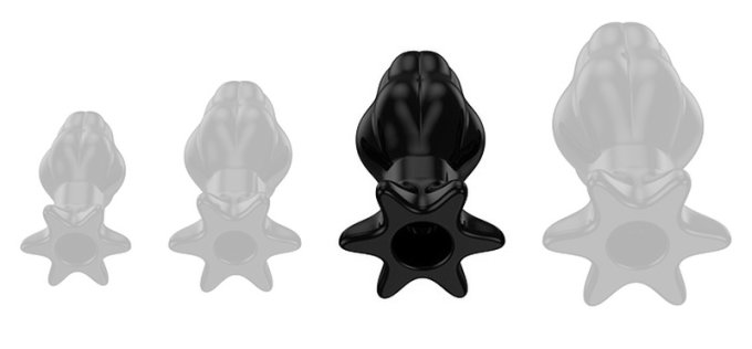 Plug Tunnel Starass Noir L 10 x 6cm