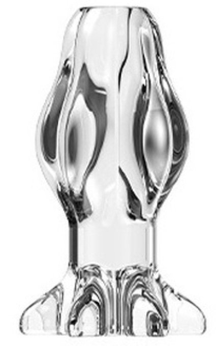 Plug Tunnel Starass Transparent M 9 x 5cm