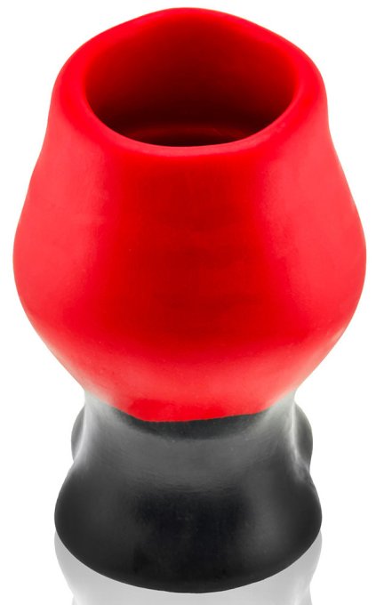 Plug Tunnel Super Max Pighole XXXL 15 x 11.5 cm Noir-Rouge