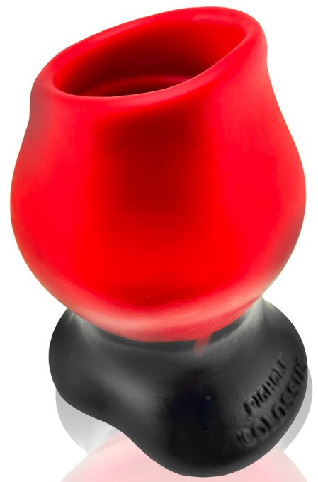 Plug Tunnel Super Max Pighole XXXL 15 x 11.5 cm Noir-Rouge