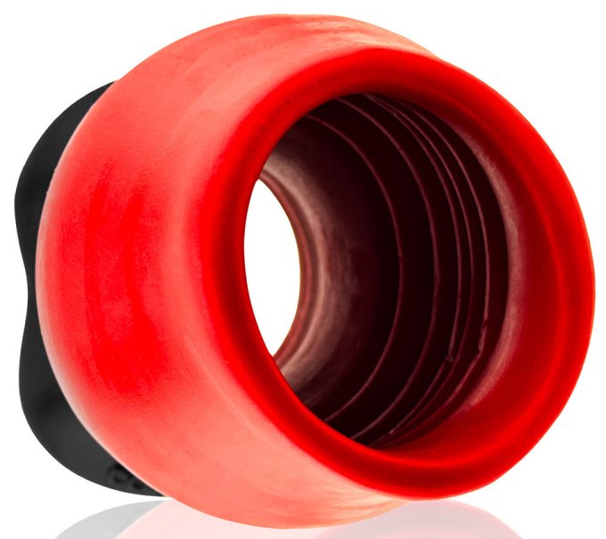 Plug Tunnel Super Max Pighole XXXL 15 x 11.5 cm Noir-Rouge