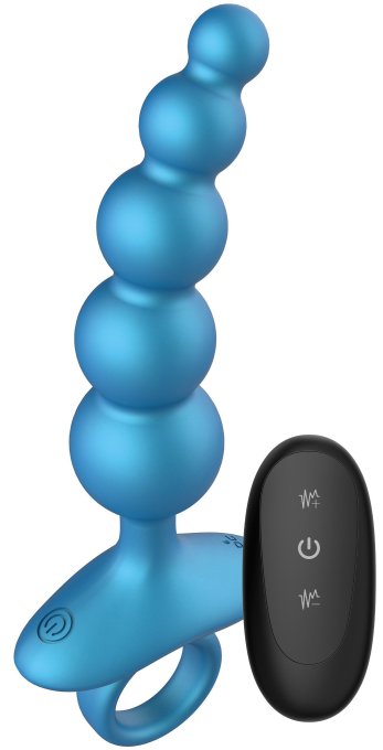 Plug vibrant Blueballs 12 x 3cm