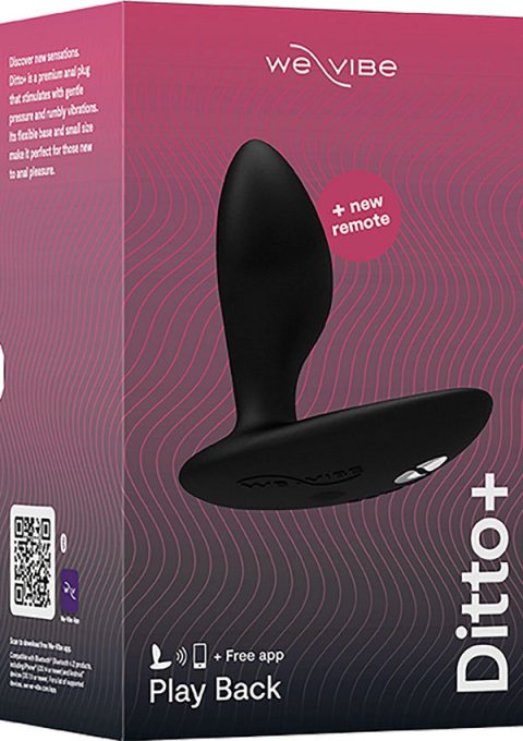 Plug Vibrant Connecté Ditto 7.5 x 3.2cm Noir