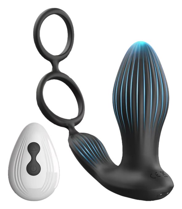 Plug vibrant et Ballstretcher Testix 8 x 3.7cm