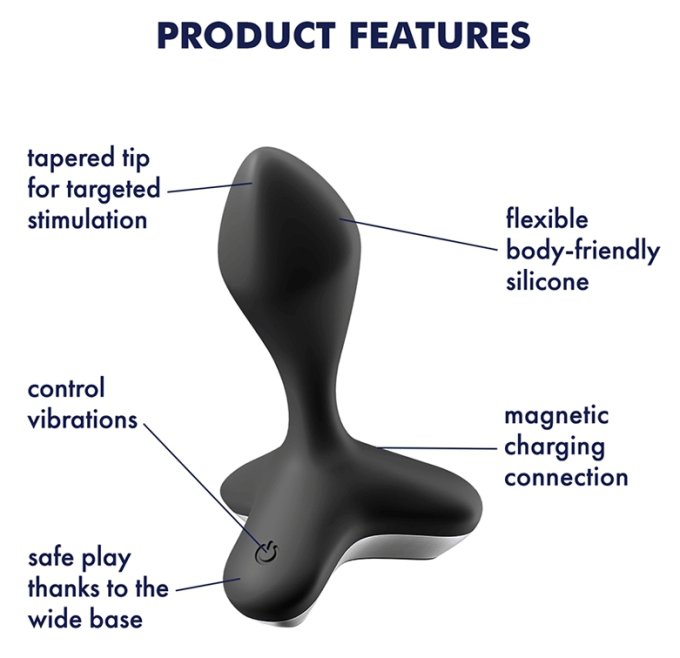 Plug vibrant Game Changer Satisfyer 7.5 x 3.5cm