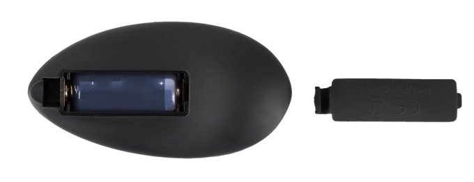 Plug vibrant Rimmer Velvet 11 x 4.2 cm Noir