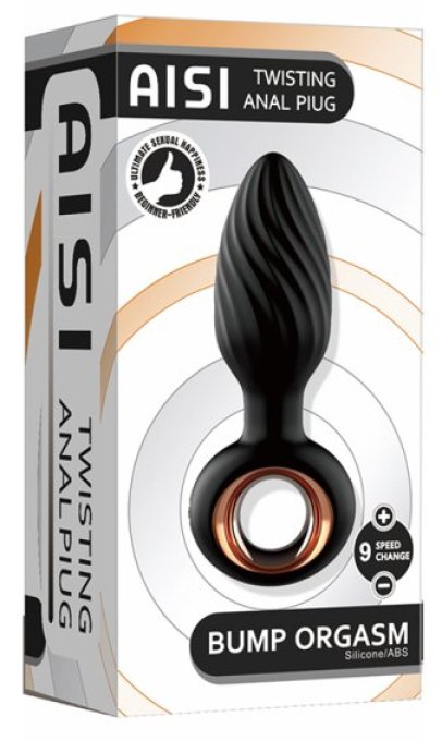 Plug Vibrant Rotatif Bump Orgasm 7 x 3.5cm