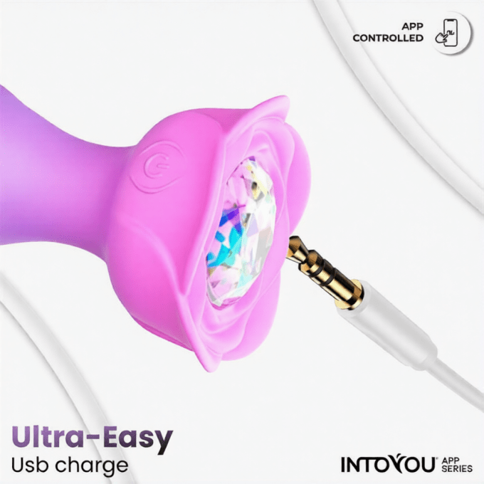Plug vibrant rotatif et connecté Moxy 9 x 3.5cm