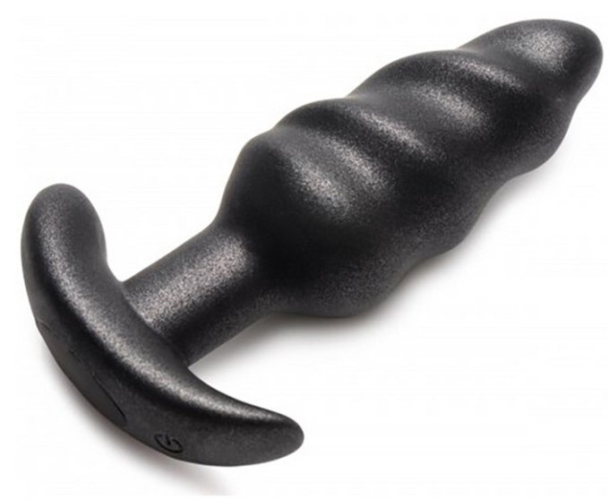 Plug vibrant Swirl Butt 9.5 x 3.6cm