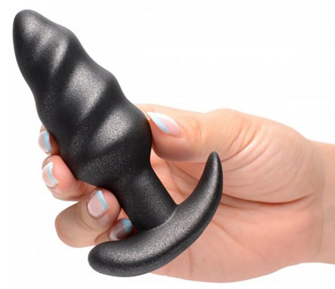 Plug vibrant Swirl Butt 9.5 x 3.6cm