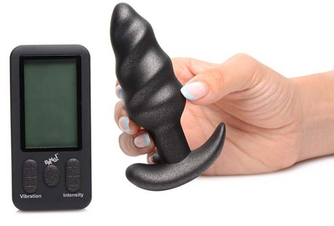 Plug vibrant Swirl Butt 9.5 x 3.6cm