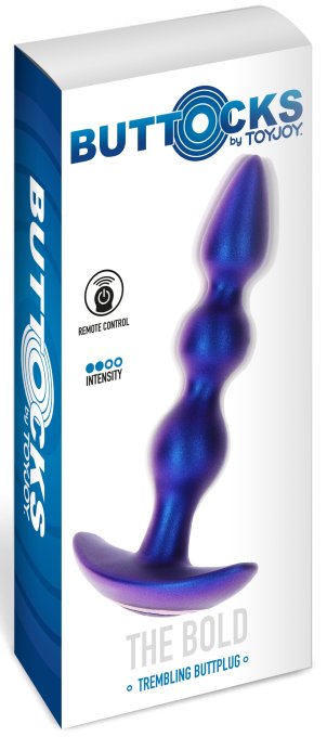 Plug vibrant The Bold 14 x 3.3cm Bleu