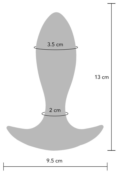 Plug vibrant The Brave 11 x 3.6cm