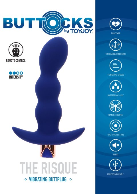 Plug vibrant The Risque 11 x 3.2cm