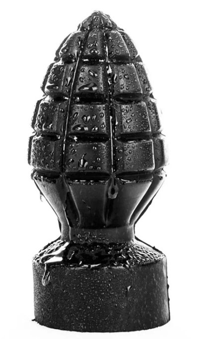 Plug XL AB33 GRENADE All Black 11 x 6.5cm