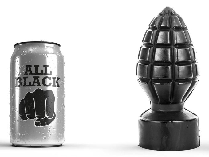 Plug XL AB33 GRENADE All Black 11 x 6.5cm