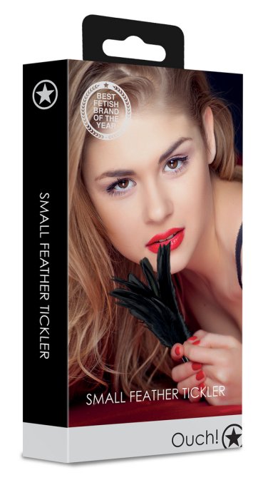 Plumeau Feather Tickler 20cm Noir