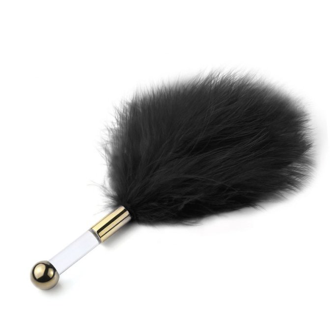 Plumeau Golden Clear 15cm Noir