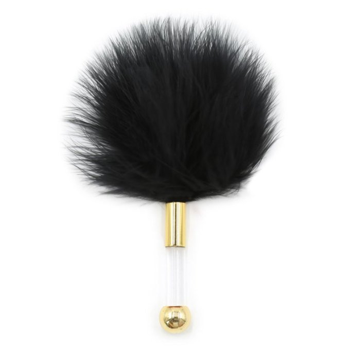 Plumeau Golden Clear 15cm Noir