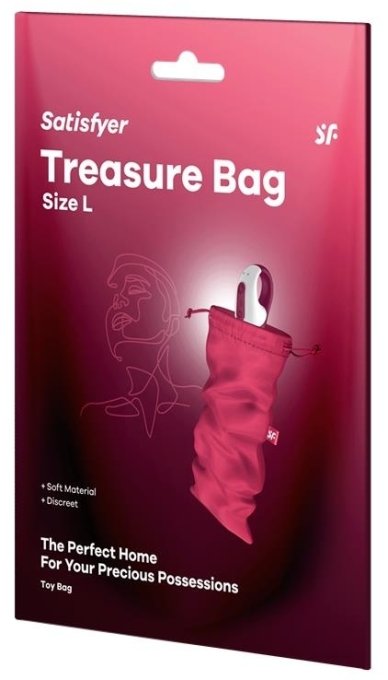 Pochette de Rangement Treasure Bag L Rose