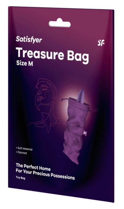 Pochette de Rangement Treasure Bag M Violet