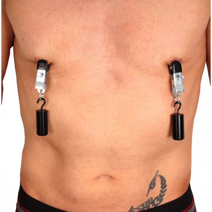 Poids pour seins / Ballstretcher 100g avec pinces - 2 pièces