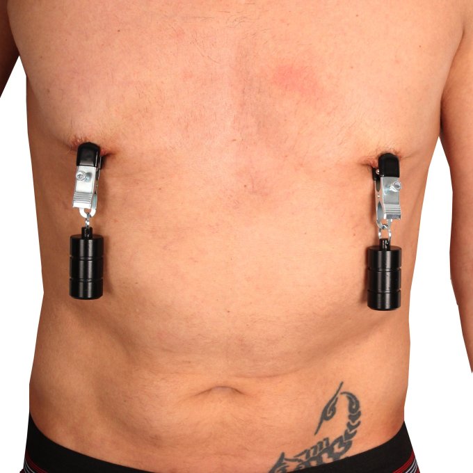 Poids pour seins / Ballstretcher 200g avec pinces - 2 pièces