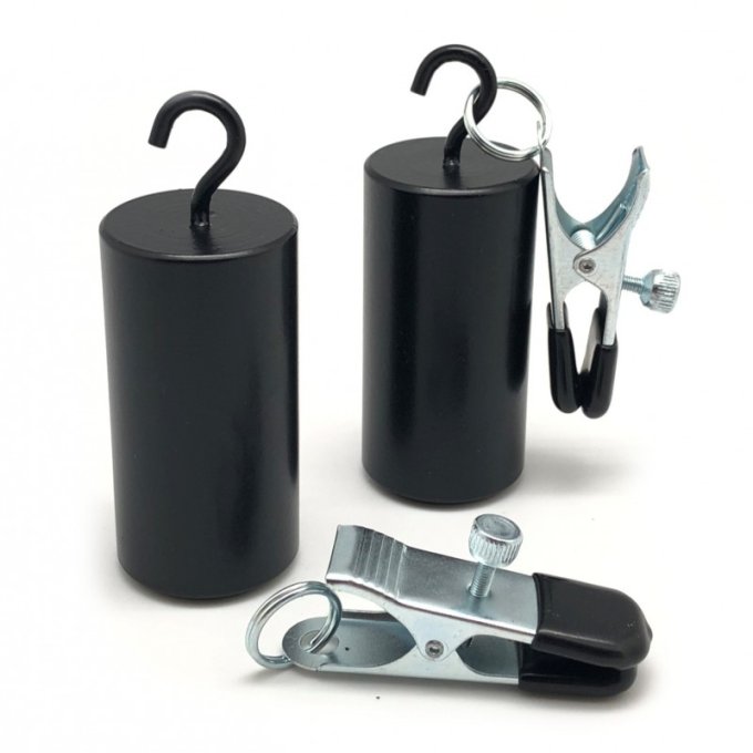Poids pour seins / Ballstretcher 400g avec pinces - 2 pièces
