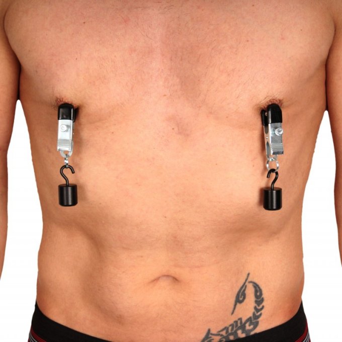 Poids pour seins / Ballstretcher 50g avec pinces - 2 pièces