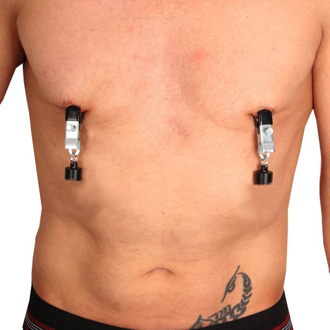 Poids pour Seins / Ballstretcher 50g avec pinces - 2 pièces