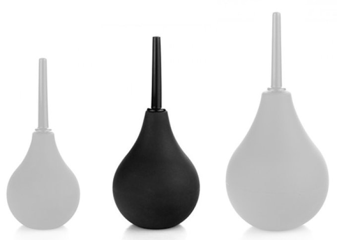 Poire anale Bulb Douche 160 ml Noire