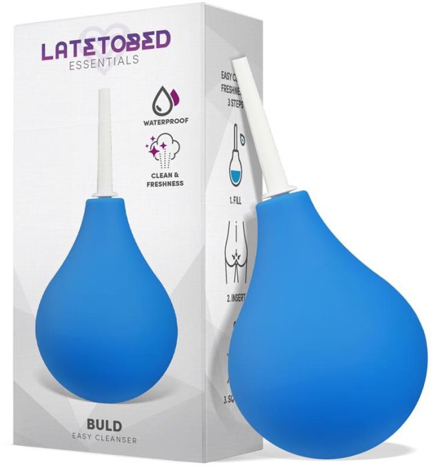 Poire de lavement Buld Easy Bleue