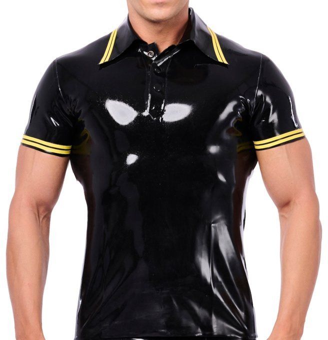 Polo en latex Xrub Noir